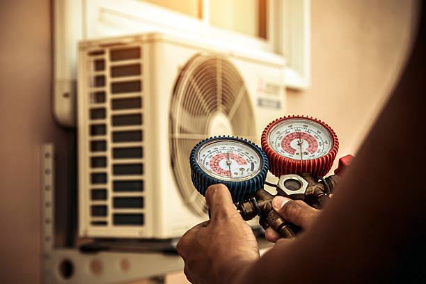 Professional Hvac Installation technician working in Adrian, MO